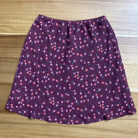 Wild Fable Womens Rosy Brown Floral Print Mini Skirt Size XXS - Picture 3 of 13